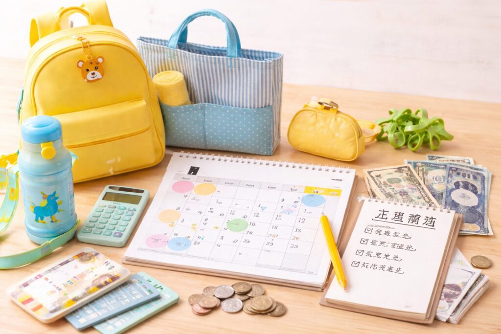 幼稚園入園準備はいつから始める？準備時期と費用をイメージした写真