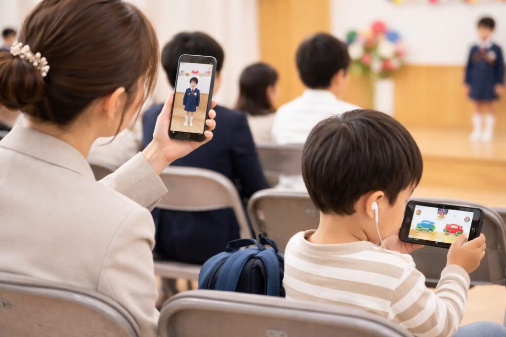 卒園式当日をスムーズに過ごすための親子のイメージ画像