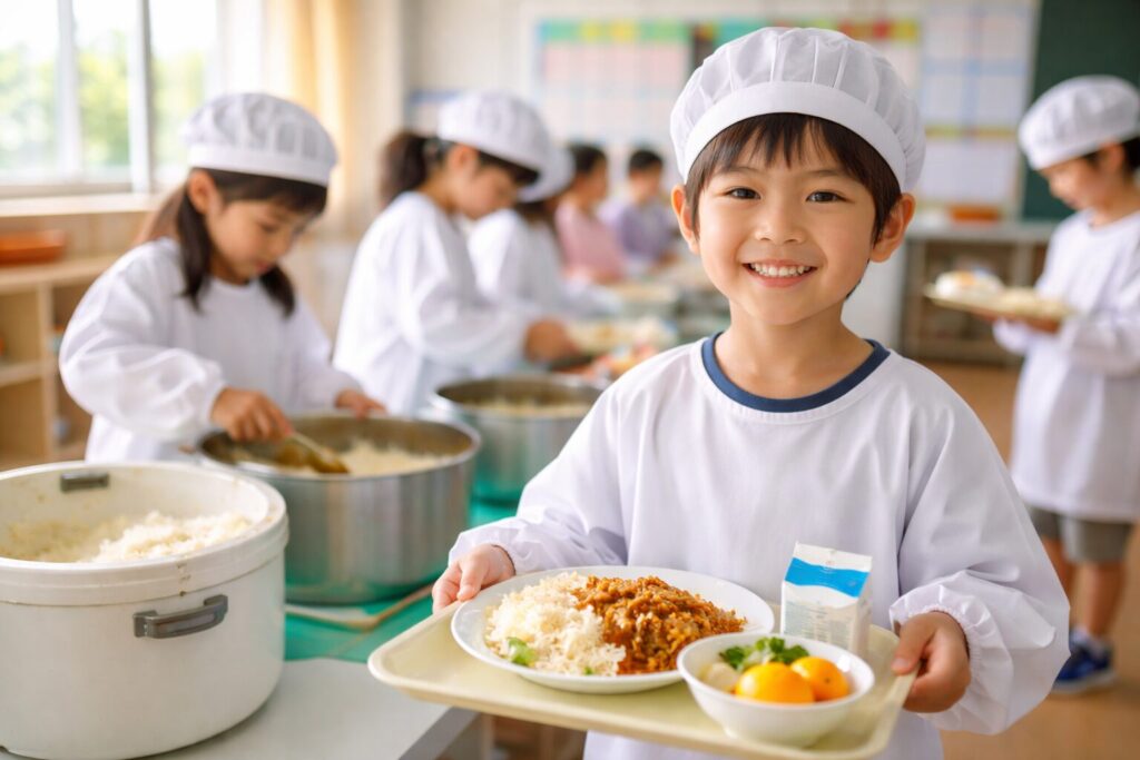 給食はいつから?開始後の流れのイメージ画像