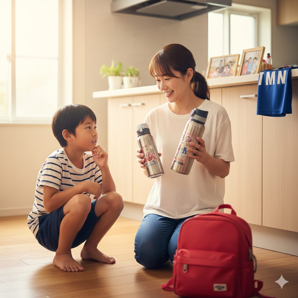 小学生の水筒のサイズで失敗しない選び方と体験談のイメージ画像