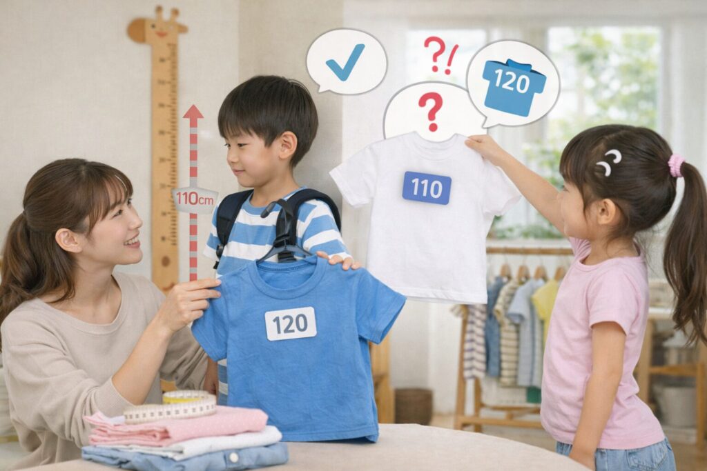 小1の服のサイズで失敗しない選び方と実例のイメージ画像