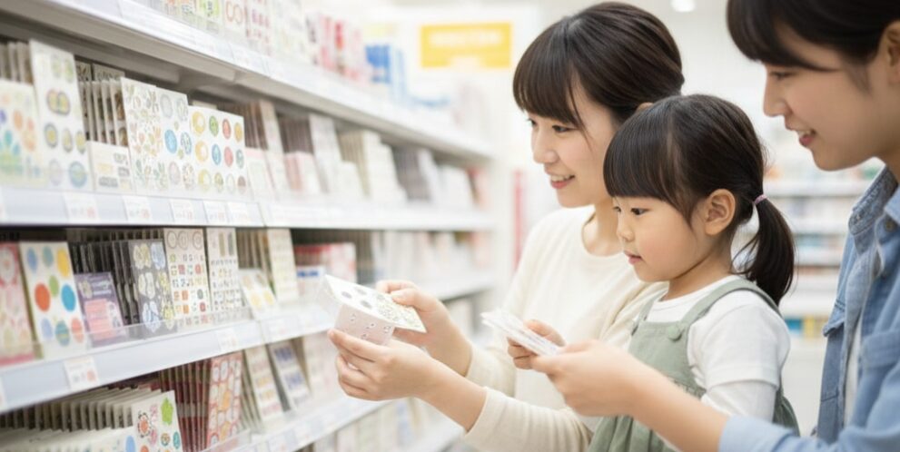 シールはどこで買うのが安心か表現している画像