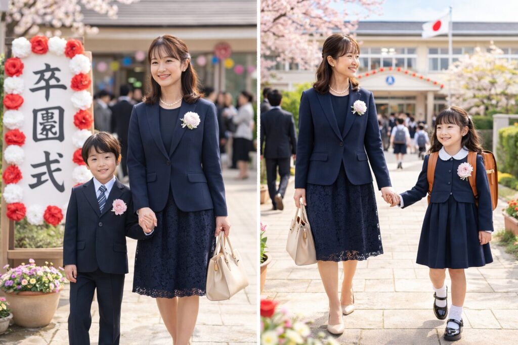 卒園式と入学式の服装が同じママは非常識?イメージ画像