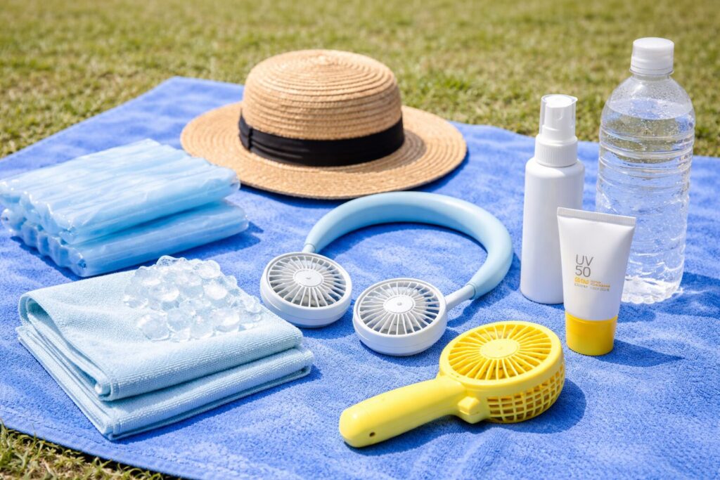 暑さ対策グッズのイメージ画像