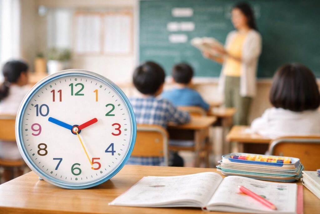 授業は何時から何時までのイメージ画像