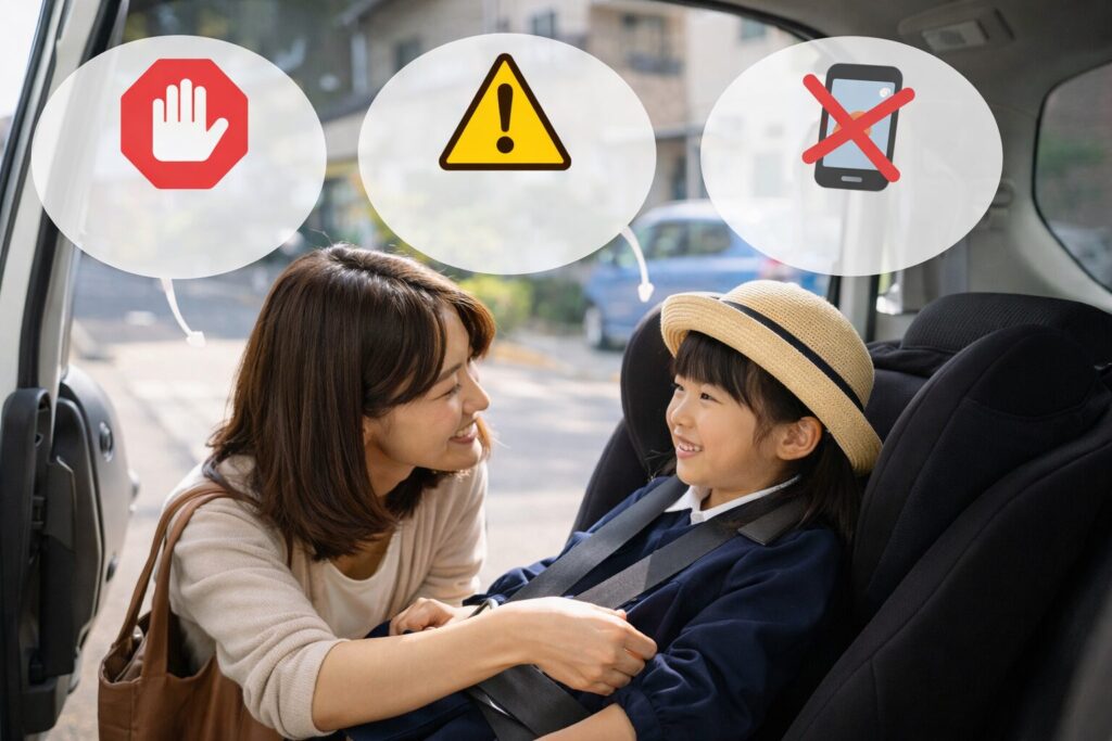 車で送迎する際の注意点のイメージ画像