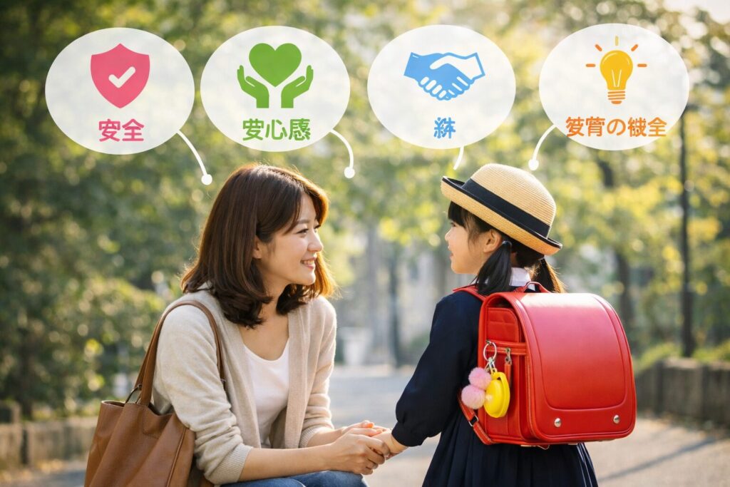 小学校の送り迎えは過保護でもしていい理由イメージ画像