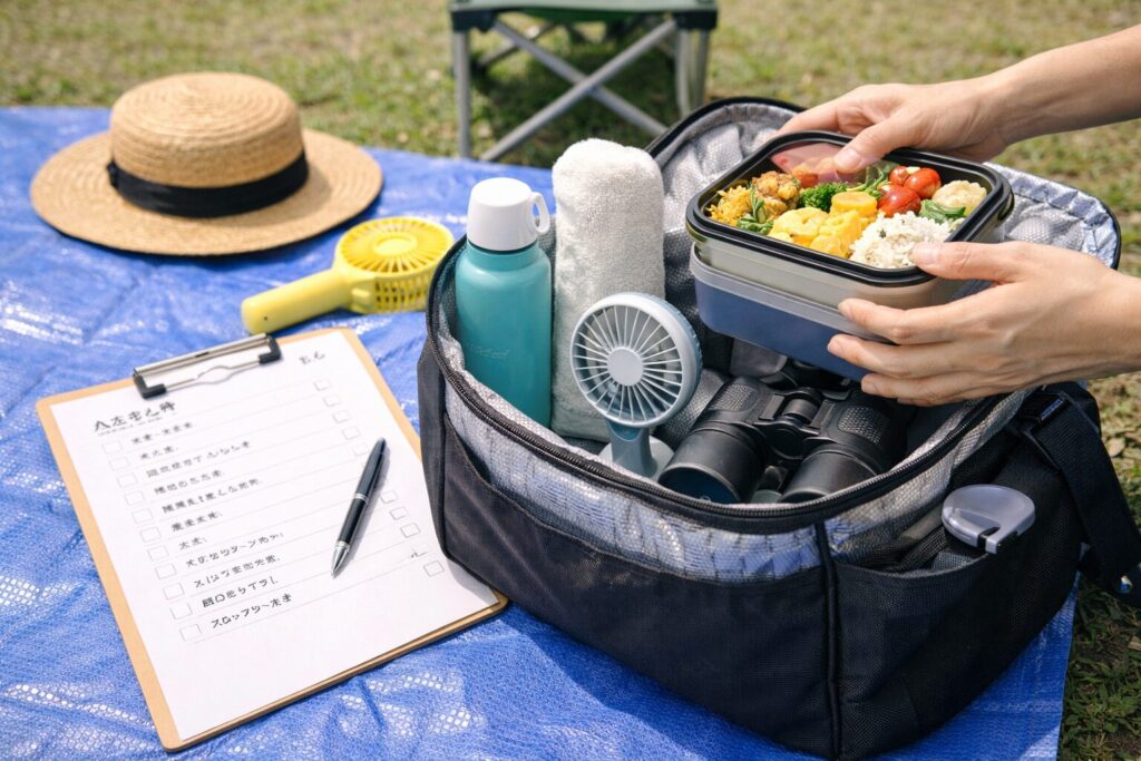 運動会の持ち物を親が快適に揃えるコツのイメージ画像