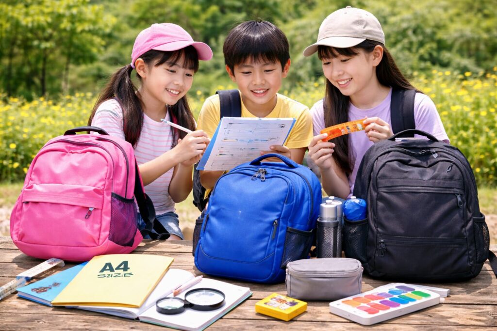 小学生のリュックサイズ選びで失敗しないポイントのイメージ画像