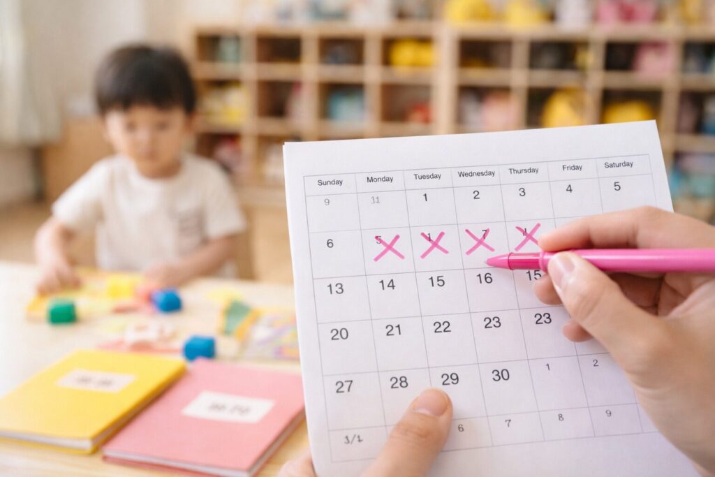 週何回通う?のイメージ画像