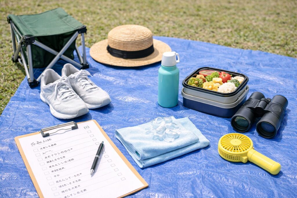 運動会が午前中だけの持ち物を親向けに解説のイメージ画像