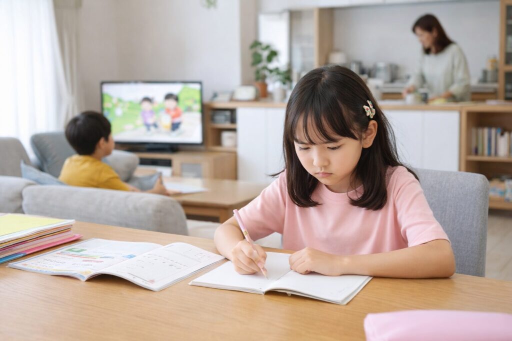 リビング学習との違いと向き不向きのイメージ画像